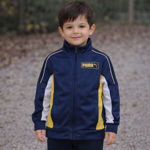 Puma Zippered Nylon Jersey Jacket